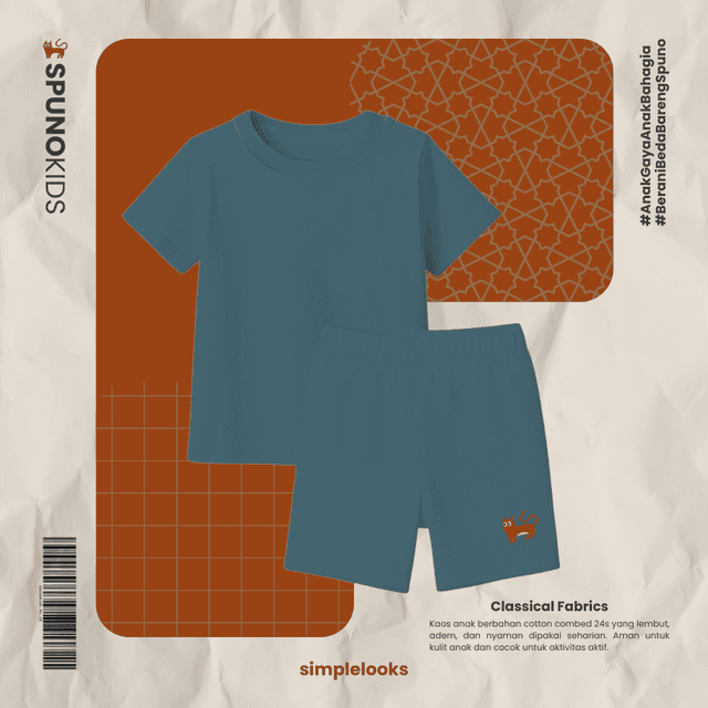 spn_kds_1-Forest Explorer Set Baju anak simple lucu